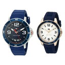 トミーヒルフィガー 時計 メンズ レディース ペアウォッチ 48mm 40mm ネイビー シリコン 17912501781539 ビジネス ペアセット カップル 男女 ブランド 時計 【仕事用】 誕生日 お祝い クリスマスプレゼント ギフト お洒落