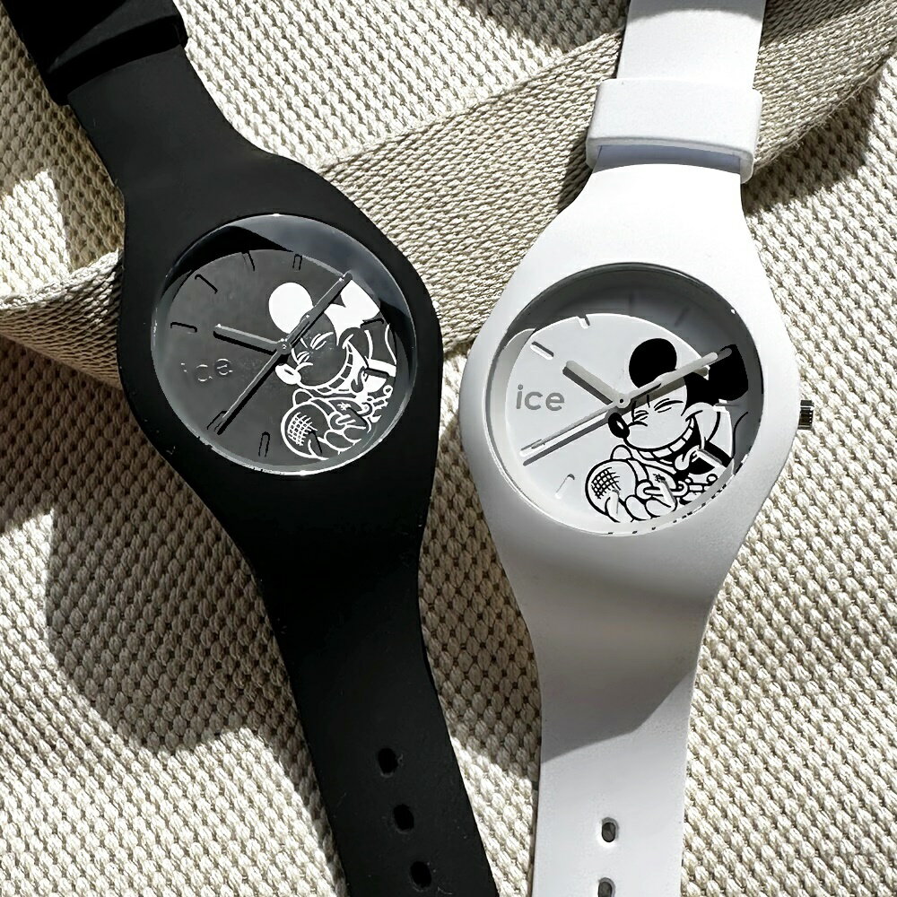 お揃いギフト ペアウォッチ アイスウォッチ ミッキー ディズニー 腕時計 手表 ペア腕時計 お揃い 友達 プレゼント ペアギフト おすすめ 防水 時計 海 プール キャンプ 高校生 大学生 カップル 大人 ギフト ランキング お祝い