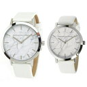 【無料特典付き!】クリスチャンポール 時計 ペアウォッチ 43mm 35mm ホワイトマーブル 大理石柄 ホワイトレザー 天然皮革 MR-08MRL-03 カッ...