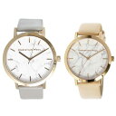 クリスチャンポール 時計 メンズ 父の日 レディース 母の日 ペアウォッチ 43mm 35mm ホワイトマーブル 大理石柄 グレー ベビーピンク レザー MWR...
