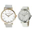 クリスチャンポール 時計 メンズ 父の日 レディース 母の日 ペアウォッチ 43mm 35mm ホワイトマーブル 大理石柄 グレー ホワイト レザー MWR43...