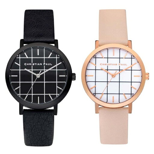 ペア収納BOX付き!クリスチャンポール 時計 ペアウォッチ シェア GRID グリッド 35mm ブラック ピンク レザー GRL-01GRL-02 カップル 男女 ペアセット 誕生日 ギフト 記念日 ランキング お祝い ペア収納BOX付き!クリスチャンポール 時計 ペアウォッチ シェア GRID グリッド 35mm ブラック ピンク レザー GRL-01GRL-02 カップル 男女 ペアセット 誕生日 ギフト 記念日 ランキング お祝い