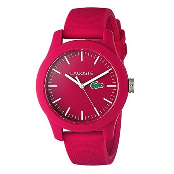 楽天ペアウォッチ 腕時計 ノップルLACOSTE ラコステ レディース 腕時計 L.12.12 可愛い ピンク ラバー 2000957 誕生日 ギフト 内祝い 母の日 お祝い