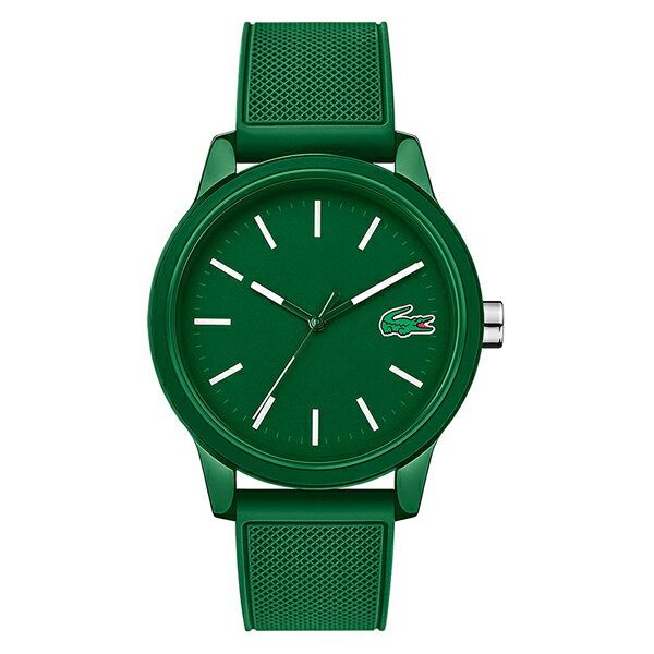 LACOSTE ラコステ メンズ レディース 腕時計 手表 L.12.12 42mm グリーン ラバー 2010985 男性 彼氏 夫 父 誕生日 ゴルフ キャ...