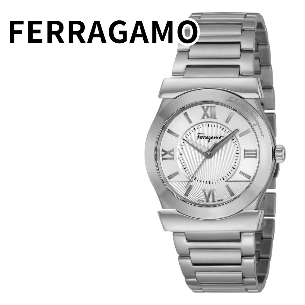 フェラガモ 腕時計 レディース ベガ シルバー 36mm スイス製 クオーツ ステンレス 日常生活防水 Salvatore Ferragamo VEGA ブランドウォッチ 誕生日 プレゼント ギフト 成人 卒業 入学