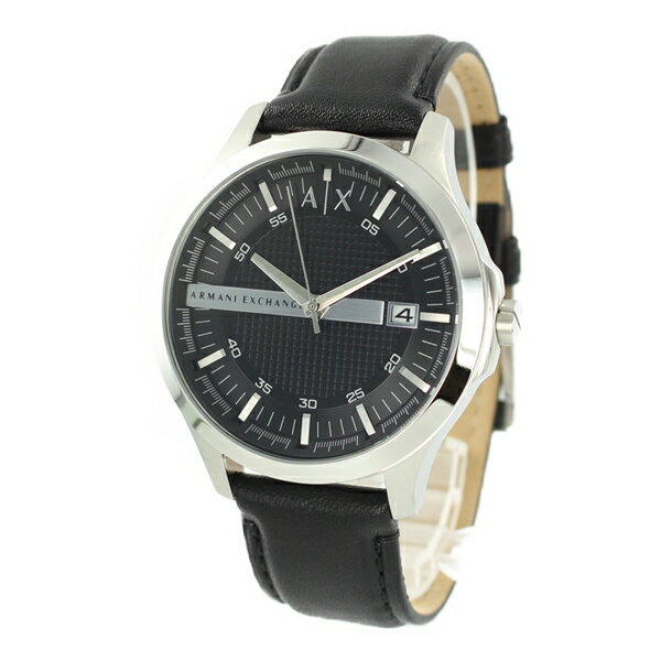 アルマーニ・エクスチェンジ 時計 メンズ 腕時計 ブラック レザー AX2101 ビジネス 男性 時計 誕生日 お祝い ギフト 合格 入学 卒業 社会人 記念日 母の日 父の日 2022