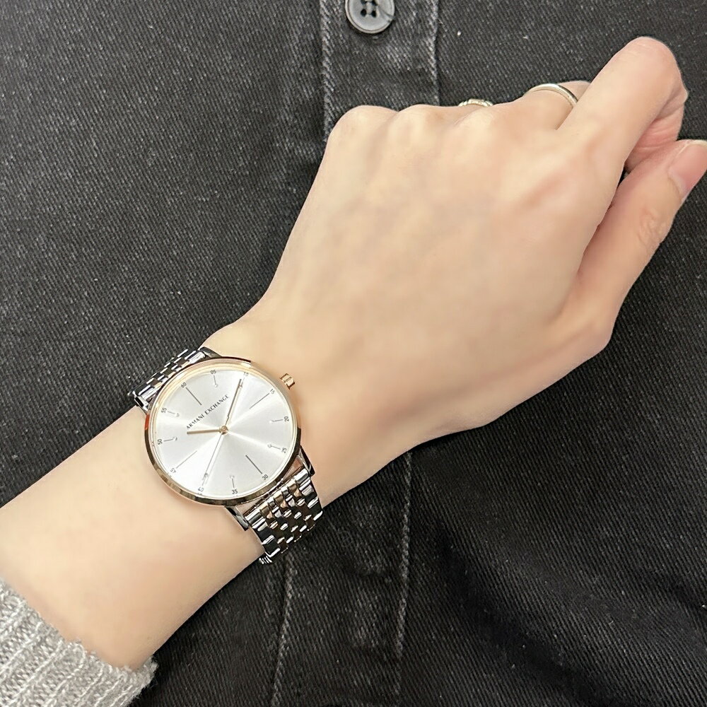アルマーニエクスチェンジ 腕時計 手表 レディース きれい アルマーニ ブレスレット 時計 シルバー ゴールド ステンレス シンプル 上品 大人 誕生日プレゼント 女性 妻 彼女 母親 還暦記念日プレゼント 卒業 入学 お祝い