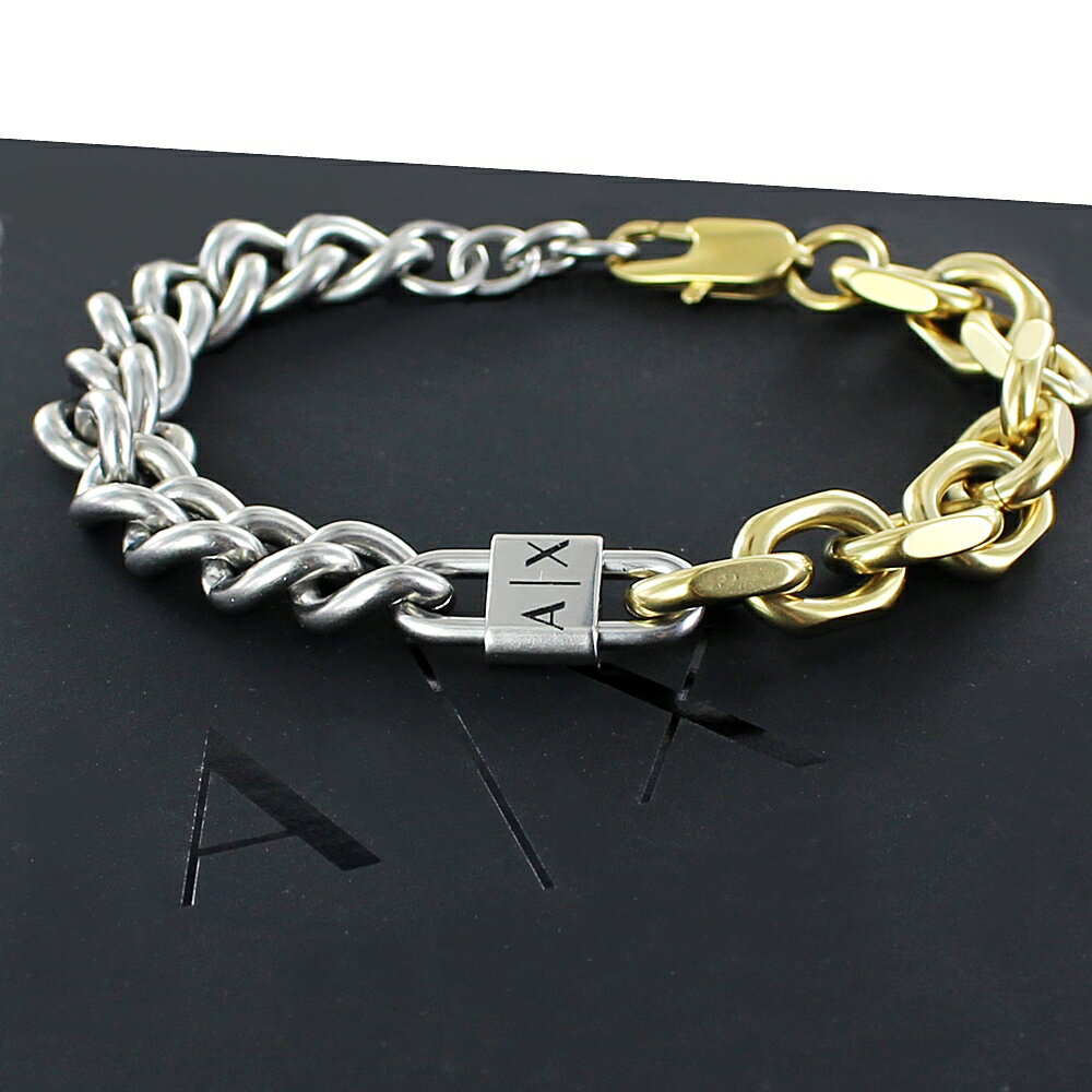 アルマーニエクスチェンジ チェーンブレスレット メンズ レディース ブランド ユニセックス 大人 シンプル ブレスレット 男性 女性 プレゼント ギフト 誕生日...