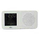 【訳あり 箱ボロ BOXアウトレット 説明書なし】BRAUN ブラウン ラジオクロック 置き時計 目覚まし時計 電波機能 アラーム デジタル ホワイト 白 仕事場 オフィス BNC010WH-RC 並行輸入品 インテリア 雑貨 ビジネス 時計 誕生日 ギフト 記念日 ランキング お祝い