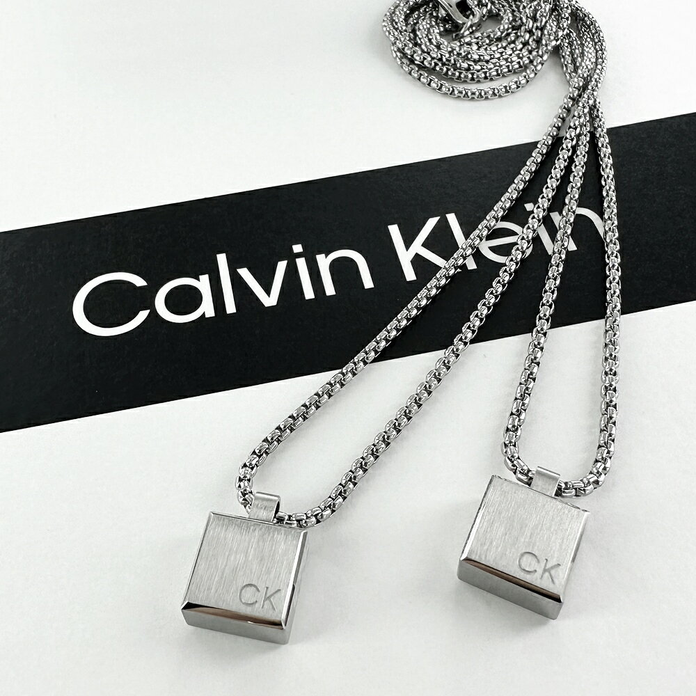 ペアネックレス お揃い カルバンクライン チェーンネックレス ブランド おしゃれ メンズ レディース カップル 男性 女性 プレゼント ペアアクセサリー ペアジュエリー ペアギフト 誕生日 記念日 贈り物 クリスマスプレゼント