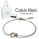 カルバンクライン 正規品 ショッパー付き ブレスレット レディース ステンレス チェーン シルバー ローズゴールド シンプル かわいい 大人 プレゼント 女性 ...