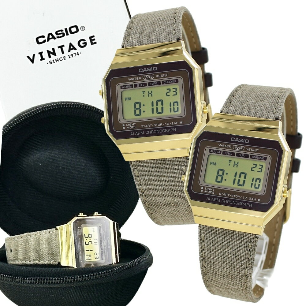 カシオ ペアウォッチ 日本未発売 ヴィンテージ チプカシ 軽い 見やすい デジタル 腕時計 手表 ケース付き 2個セット カップル 夫婦 両親 プレゼント お揃い ペアギフト 誕生日 結婚式 結婚記念日 敬老の日 ランキング お祝い