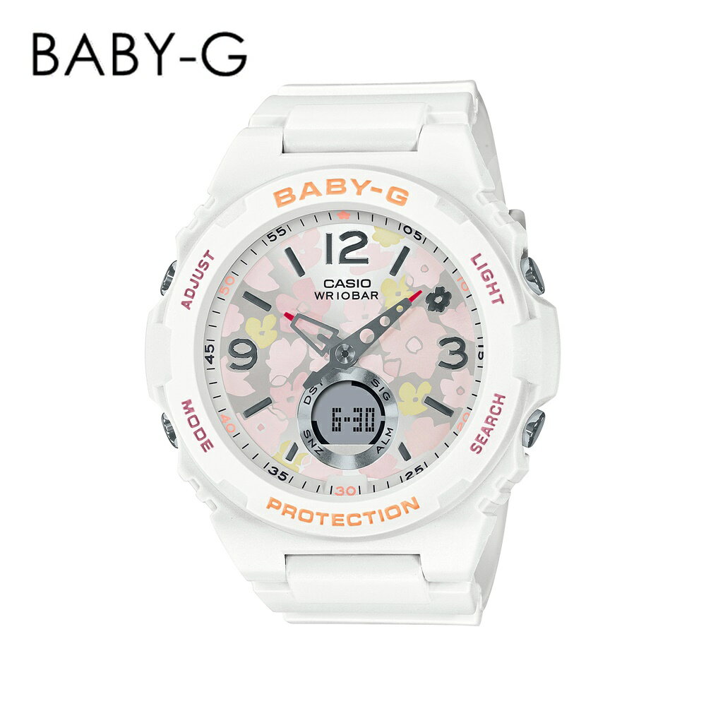 CASIO Baby-G ベストセラー キャンプ 女子 アウトドア ランタンモチーフ 花柄 かわいい カシオ ベビーG レディース 腕時計 手表 カジュアル 彼女 女の子 ポイント消化