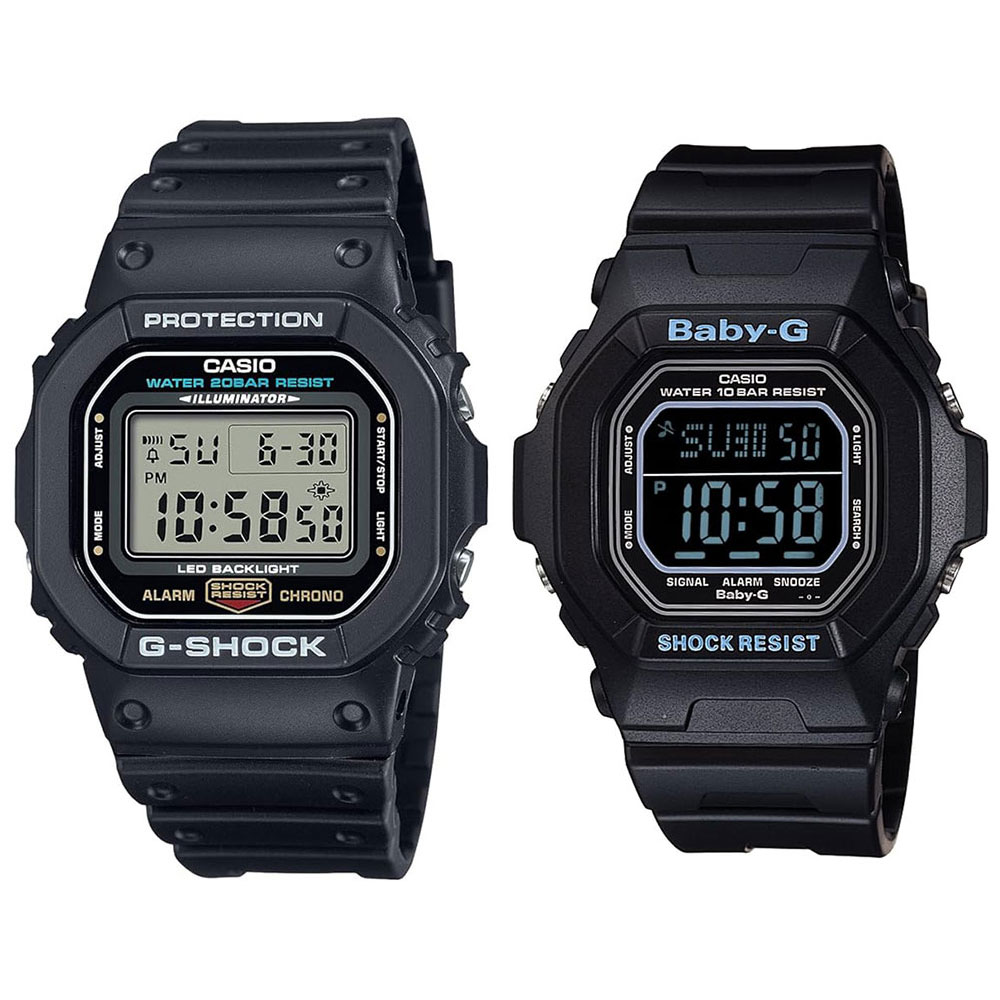 Gショック ペア 国内正規品 カシオ Gショック×ベビーG ペアウォッチ デジタル 多機能 ブラック ...