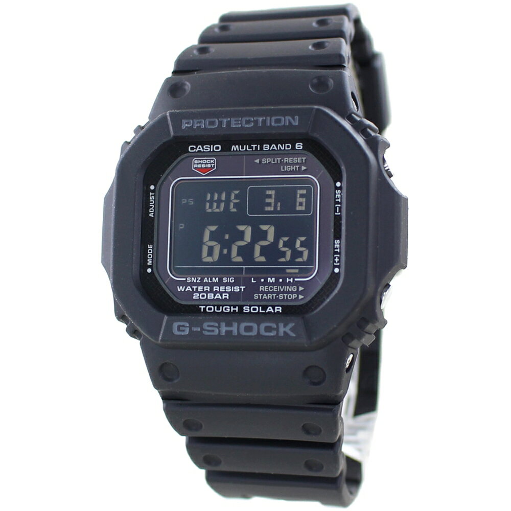 電波ソーラー カッコいい 軽量 耐久性 CASIO G-SHOCK Gショック ジーショック カシオ メンズ レディース 腕時計 デジタル スクエア 海外モデル 衝撃に強い ベストセラー シンプルデザイン 内祝い 母の日 お祝い