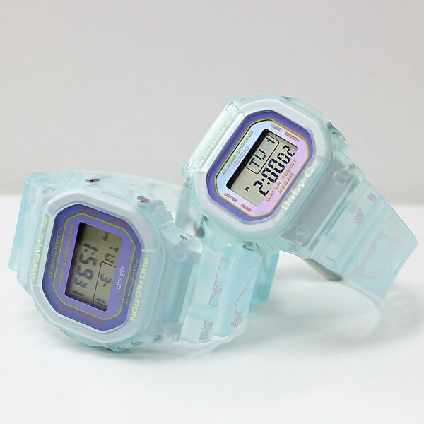 CASIO カシオ Gショック ベビーG 腕時計 手表 ペアウォッチ 夏 海 限定 恋人 パートナー ラバーズコレクション 防水 メンズ レディース デジタル ブルー スケルトン スペシャルボックス付き クリスマスプレゼント ランキング お祝い