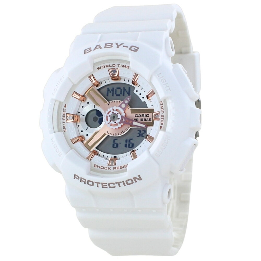 Baby-G デジタル腕時計 ホワイト/ローズゴールド 楽天市場】ベイビーg ホワイト ローズゴールドの通販