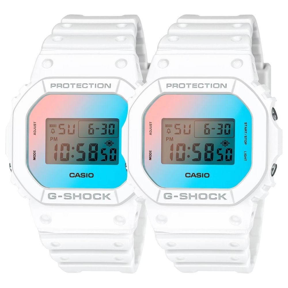 正規品 カシオ G-SHOCK ペアウォッチ デジタル 腕時計 カップル ペアセット メンズ レディース Gショック 防水 ホワイト ブルー 誕生日 記念日 プレゼント ギフト CASIO ランキング お祝い