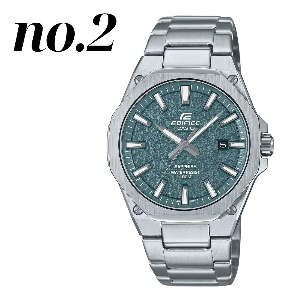 楽天市場】カシオ エディフィス（文字盤カラーグリーン