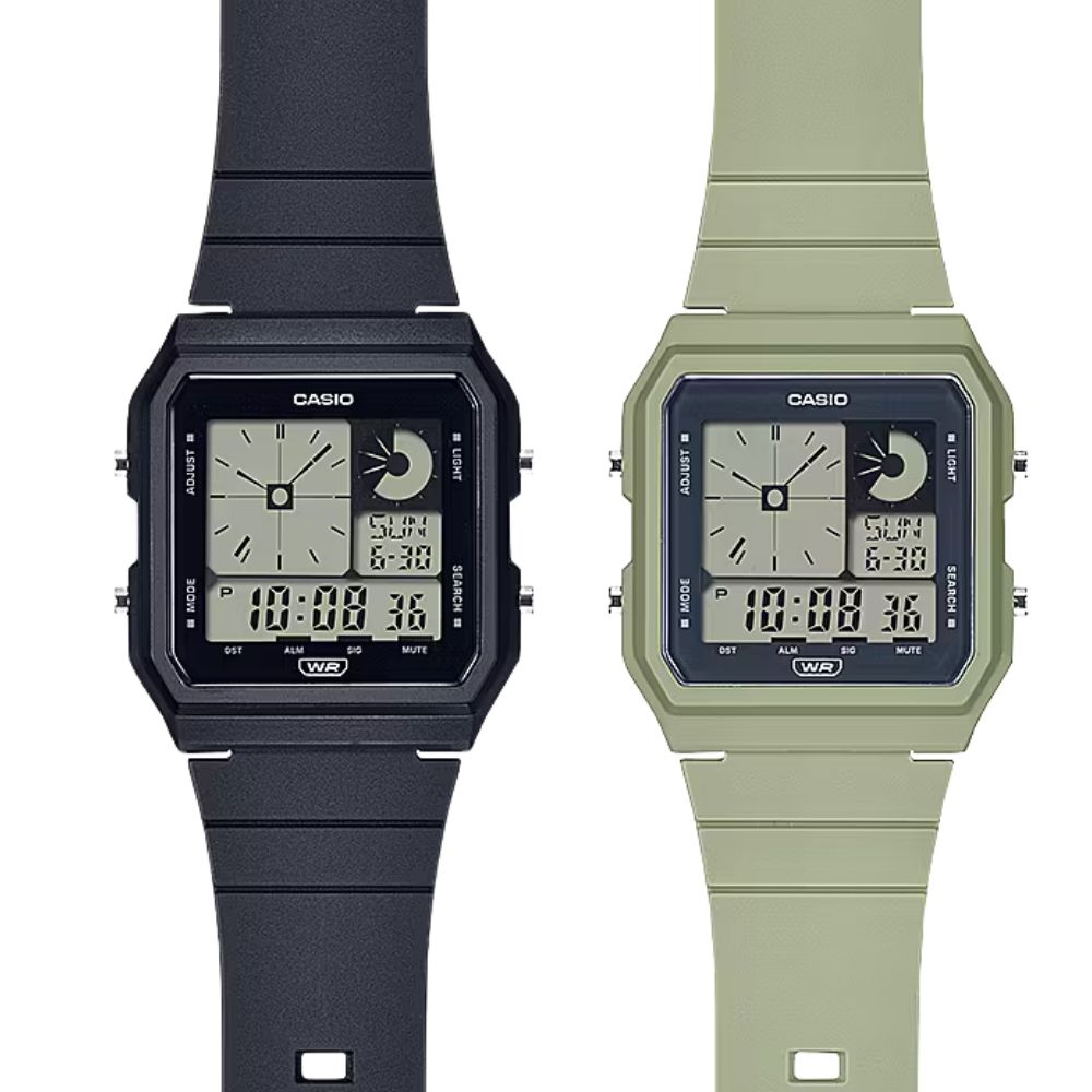 カシオ ペアウォッチ 同型 ペアセット 時計 収納ケース付き 軽量 シンプル デジタル ブラック モスグリーン カップル 夫婦 お揃い プレゼント ペアギフト メンズ レディース 男女兼用 CASIO 海外モデル クリスマスプレゼント ランキング お祝い