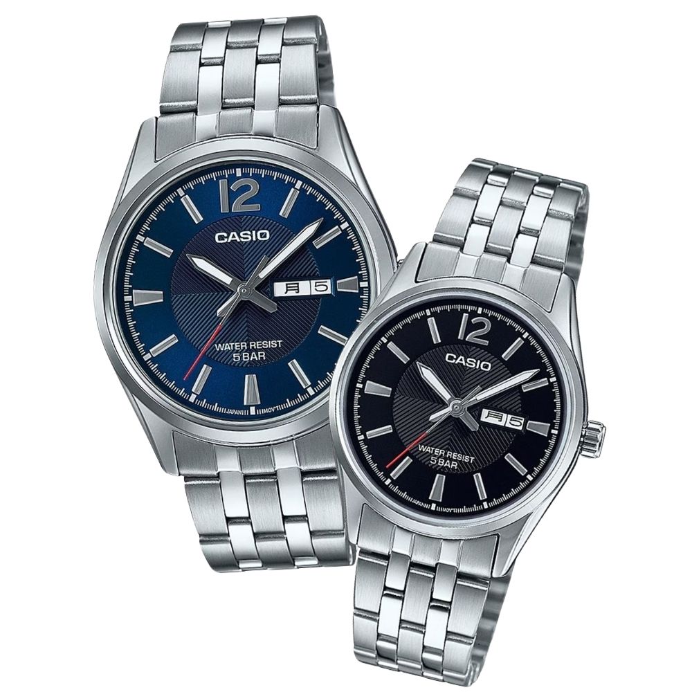 ラッピング済 ギフトセット カシオ MTP & LTP ペアウォッチ 正規品 腕時計 メンズ レディース ブルー ブラック ステンレス ペアセット シンプル カップル 誕生日 記念日 プレゼント ギフト ペアギフト CASIO クリスマスプレゼント ランキング お祝い