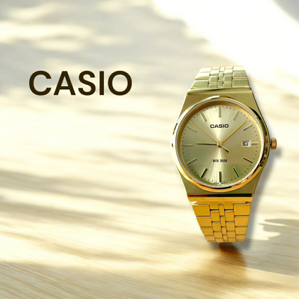 CASIO カシオ 腕時計 メンズ レディース チプカシ アナログ クオーツ シンプル ステンレス メタルバンド ゴールド 日付表示 ビジネス カジュアル 時計 プレゼント ギフト 海外モデル ランキング お祝い