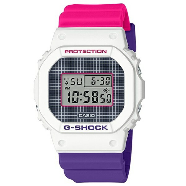 楽天ペアウォッチ 腕時計 ノップルCASIO G-SHOCK Gショック ジーショック カシオ 時計 メンズ レディース 腕時計 デジタル 90年代 90'S スクエアフェイス ブルー パープル ピンク ジオメトリック SPECIAL COLOR DW-5600THB-7誕生日 ギフト 内祝い 母の日 お祝い