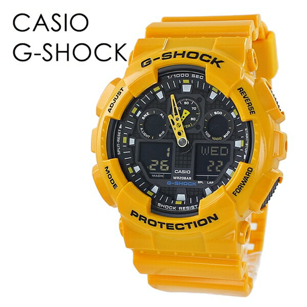 楽天ペアウォッチ 腕時計 ノップル20気圧防水 Gショック イエロー 腕時計 メンズ g-shock 誕生日プレゼント 男性 彼氏 旦那 父 父親 旦那プレゼント gショック アウトドア おしゃれ アナログ デジタル 黄色 合格 社会人 記念日 内祝い 父の日 お祝い