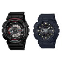 CASIO カシオ Gショック ベビーG 腕時計 手表 ペアウォッチ メンズ 父の日 レディース 母の日 アナデジ ブラック 樹脂バンド GA-110-1ABA...