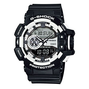 【海外モデル】カシオ G-SHOCK Gショック メンズ 腕時計 ハイパーカラーズ ブラック 大きいケース アナログデジタル 多機能 防水 黒 GA-400-1A ビジネス 男性 誕生日 お祝い ギフト 合格 入学 卒業 社会人 記念日