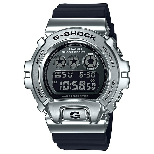 CASIO G-SHOCK Gショック ジーショック カシオ 時計 メンズ レディース 腕時計 デジタル 元祖3つ目モデル メタルカバーベゼル 樹脂 ステンレス GM-6900-1 海外モデル ビジネス 男性 誕生日 お祝い ギフト