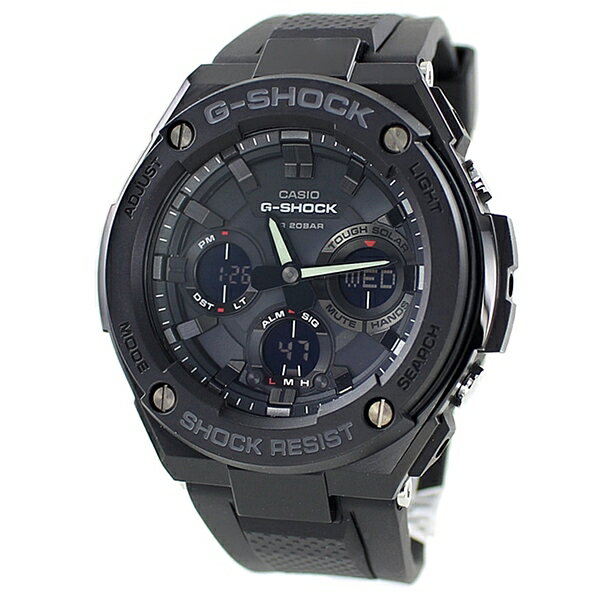 カシオ 時計 メンズ 父の日 腕時計 手表 Gショック G-SHOCK ジーショック G-STEEL Gスチール アナデジ タフソーラー 多機能 ブラック 20気圧防水 GST-S100G-1B ビジネス 男性 誕生日 ギフト ランキング お祝い