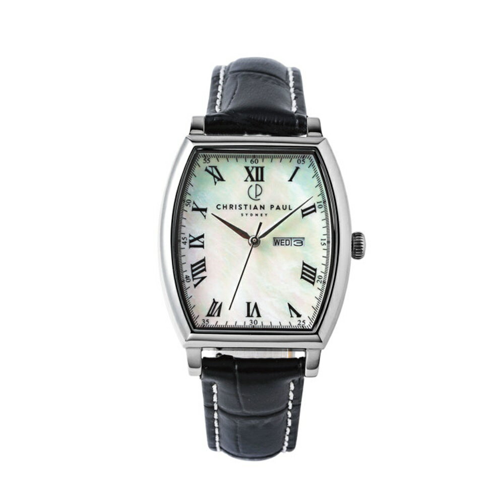 日本正規品 クリスチャンポール 腕時計 手表 レディース 誕生日 プレゼント オペラ 革ベルト ホワイトパール シンプル 仕事用 おしゃれ かわいい 結婚祝い 女友達 20代 30代 40代 記念日プレゼント 女性 妻 奥さん 母 姉 妹 ギフト クリスマスプレゼント ランキング お祝い