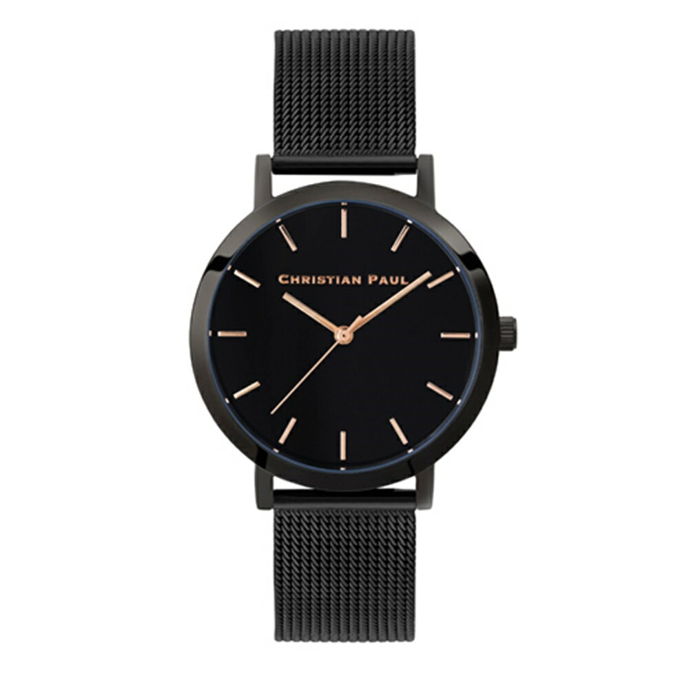 日本正規品 クリスチャンポール ペアウォッチ 大人 ペア腕時計 ロウ ブラック ブレスレット 時計 メンズ 父の日 レディース 母の日 腕時計 手表 同じサイズ 同じ お揃い 両親 夫婦 ペア カップル 誕生日 結婚式 結婚記念日 プレゼント おしゃれ ペアギフト ランキング お祝い