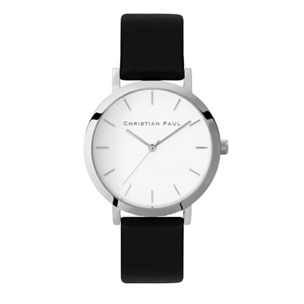 日本正規品 クリスチャンポール ペアウォッチ 大人 ペア腕時計 ロウ ブラック 革ベルト レザー 時計 メンズ レディース 腕時計 手表 同じサイズ 同じ お揃い 両親 夫婦 ペア カップル 誕生日 結婚式 結婚記念日 プレゼント おしゃれ ペアギフト 卒業 入学 お祝い
