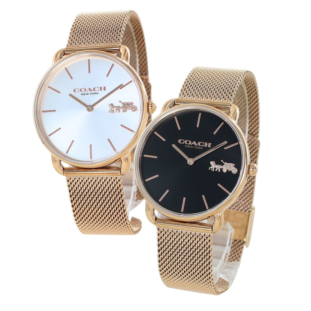 ブランド ショッパー付き コーチ ペアウォッチ ブランド 夫婦 両親 カップル ペア 腕時計 手表 ペア腕時計 お揃い ペアルック ローズゴールド 結婚祝い 誕生日 プレゼント 結婚記念日 ペアギフト おすすめ COACH 時計 コーチ時計 クリスマスプレゼント ランキング お祝い