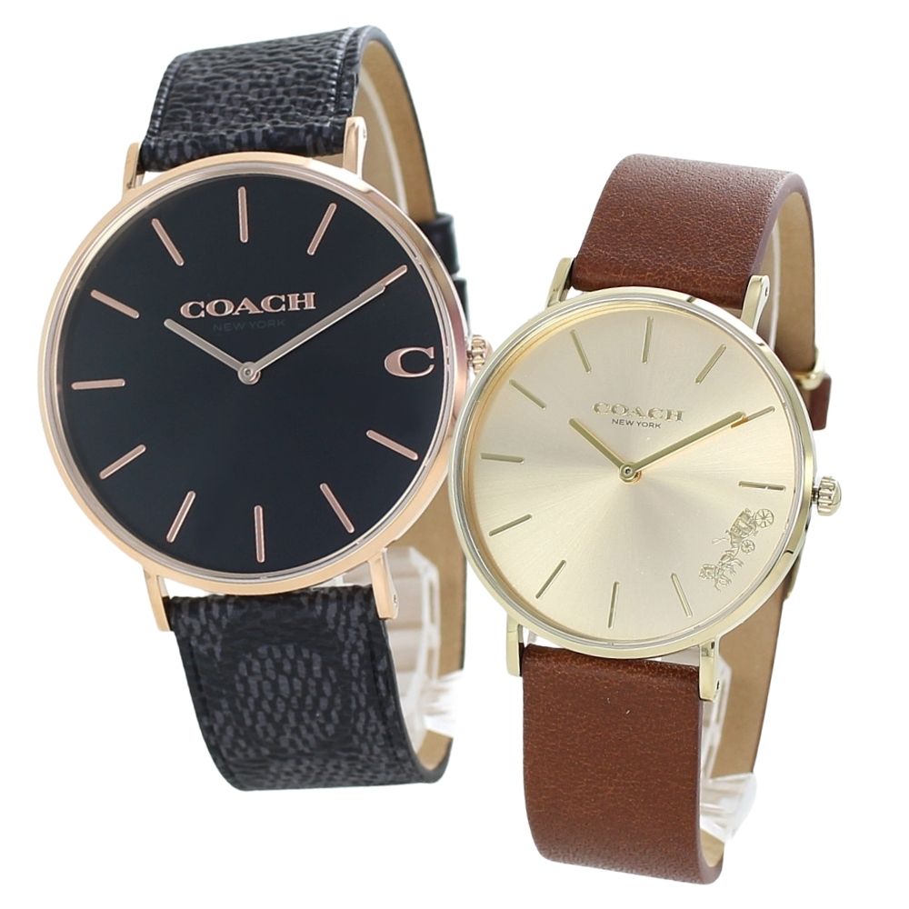 ブランド 紙袋 ショッパー付き コーチ ペアウォッチ シンプル 腕時計 手表 結婚祝い 贈り物 ペア 両親 結婚記念日 プレゼント メンズ 父の日 レディース 母の日 ペアギフト おしゃれ 贈り物 ランキング お祝い