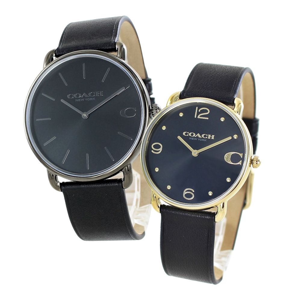 ペアウォッチ ブランド コーチ 腕時計 手表 メンズ 父の日 レディース 母の日 おしゃれ ペア腕時計 シンプル 革ベルト ブラック お揃い カップル 彼氏 彼女 妻 夫 父 母 誕生日プレゼント 結婚記念日 実用的 ペアギフト おすすめ ランキング お祝い