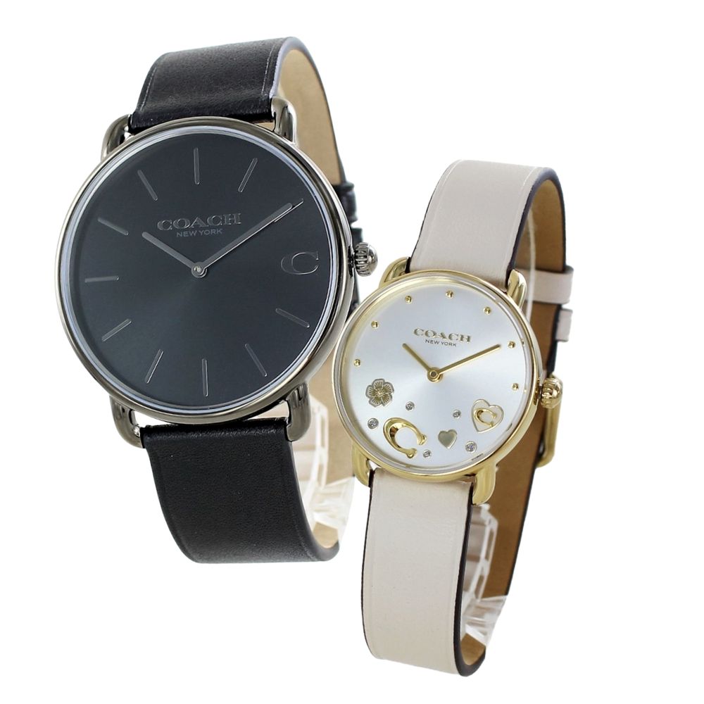 ペアウォッチ ブランド コーチ 腕時計 手表 メンズ 父の日 レディース 母の日 おしゃれ ペア腕時計 シンプル 革ベルト ブラック アイボリー お揃い カップル 彼氏 彼女 妻 夫 父 母 誕生日プレゼント 結婚記念日 実用的 ペアギフト おすすめ ランキング お祝い