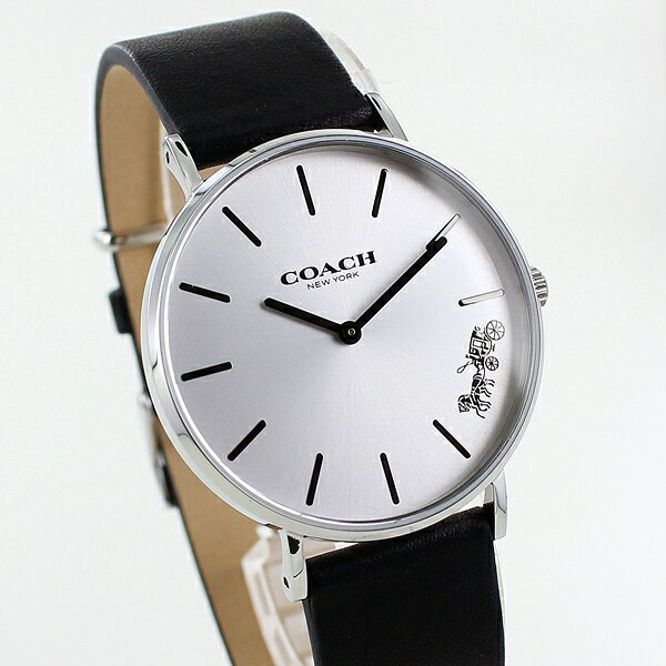 【ペア収納ケース付き!】コーチ ペアウォッチ 腕時計 手表 ペリー 2本 同サイズ 大人 黒 ブラックレザー 1450311514503115 カップル 男女 ペアセット 誕生日 ギフト クリスマスプレゼント ランキング お祝い