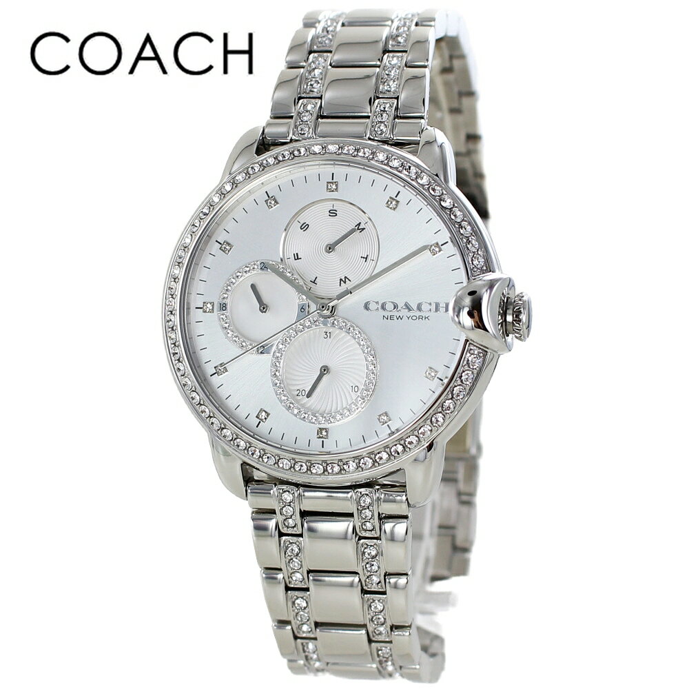 コーチ 腕時計 レディース クリスタル 大人女子 可愛い お洒落 ブレスレットウォッチ 母 彼女 友達 誕生日プレゼント 20代 30代 40代 ギフト 贈り物 ご褒美 記念日のサムネイル