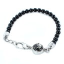 DIESEL ディーゼル ブレスレット アクセサリー ユニセックス メンズ 父の日 レディース 母の日 アクセ ブラック シルバー 数珠タイプ 天然石 ステンレ...