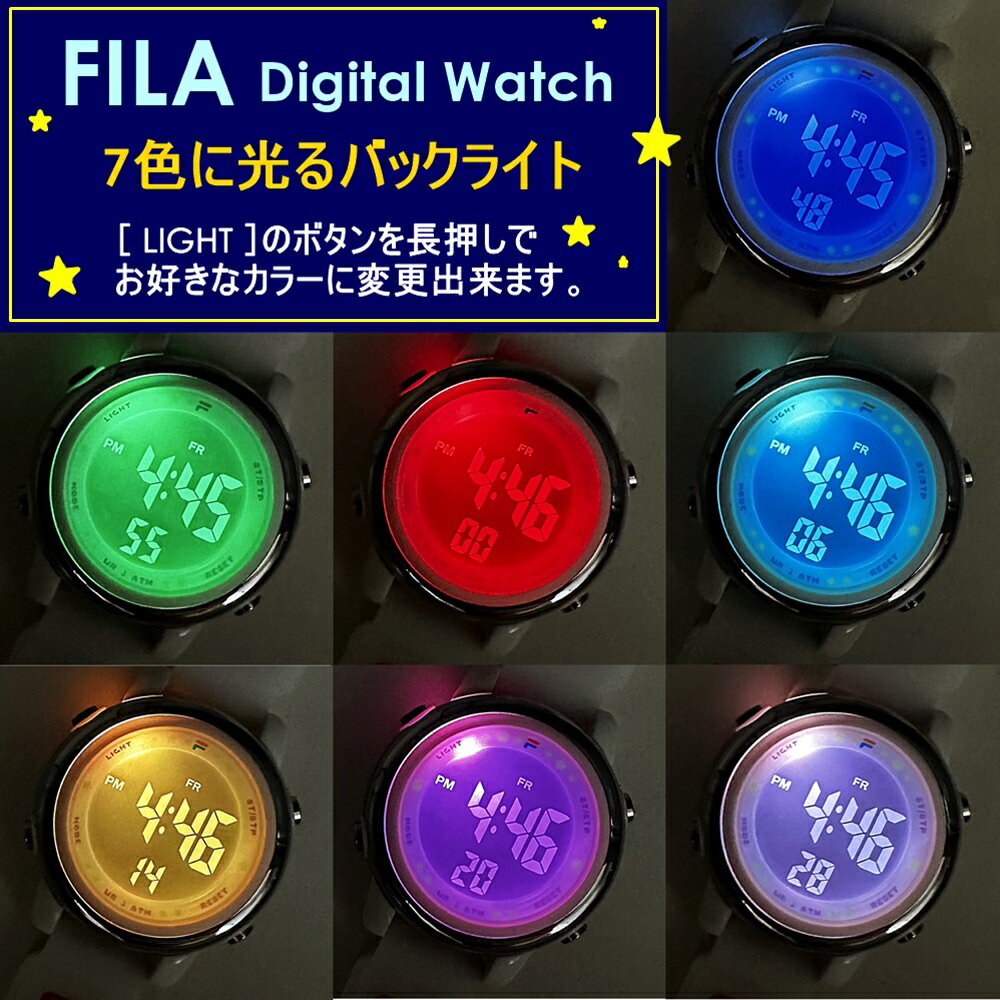 フィラ 腕時計 手表 キッズ レディース デジ...の紹介画像3