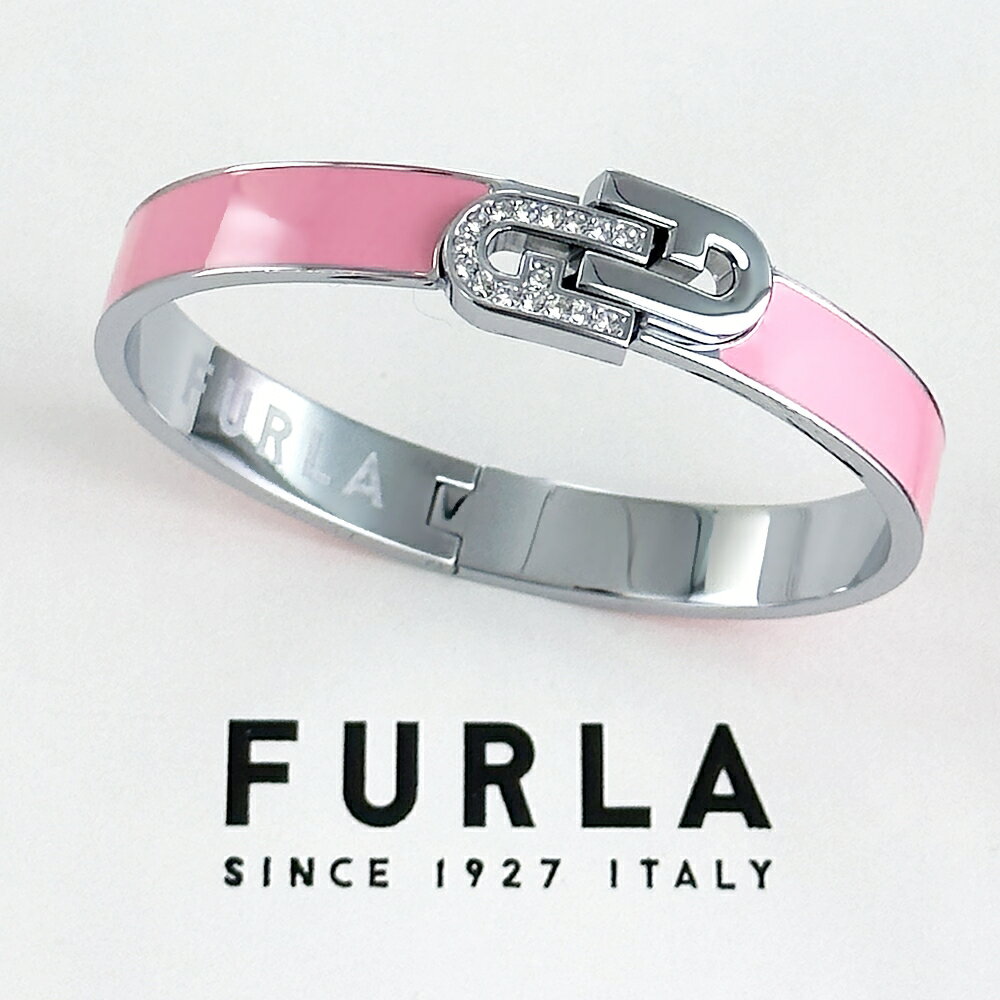 フルラ ブレスレット バングル レディース ピンク シルバー シンプル おしゃれ 結婚記念日 プレゼント 妻 彼女 誕生日プレゼント 女性 母 ギフトギフト ブ...