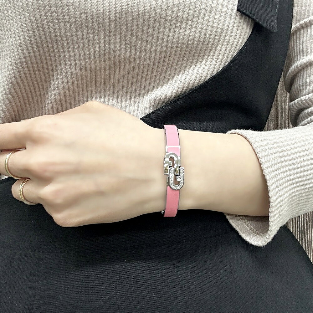 ペアウォッチ 腕時計 ノップルのフルラ ブレスレット バングル レディース ピンク シルバー シンプル おしゃれ 結婚記念日 プレゼント 妻 彼女 誕生日プレゼント 女性 母 ギフトギフト ブレスレット アクセサリー ジュエリー 成人 卒業 入学｜アングル2