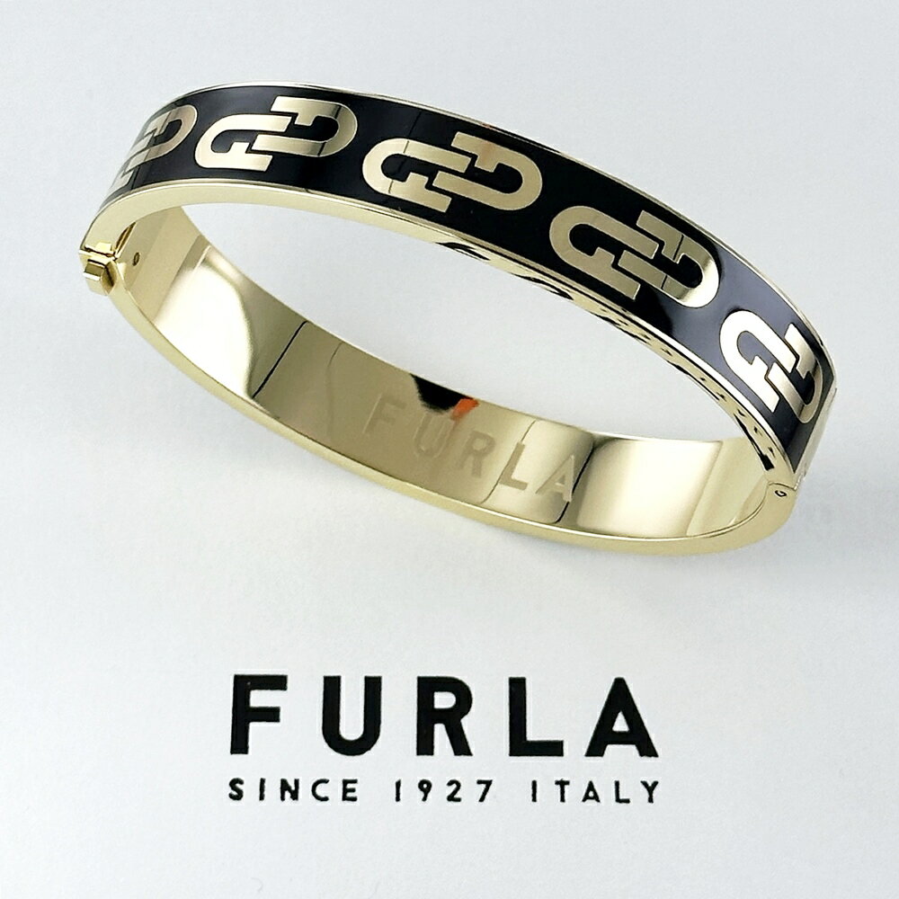 フルラ ブレスレット バングル レディース ブラック ゴールド シンプル おしゃれ 結婚記念日 プレゼント 妻 彼女 誕生日プレゼント 女性 母 ギフトギフト ...