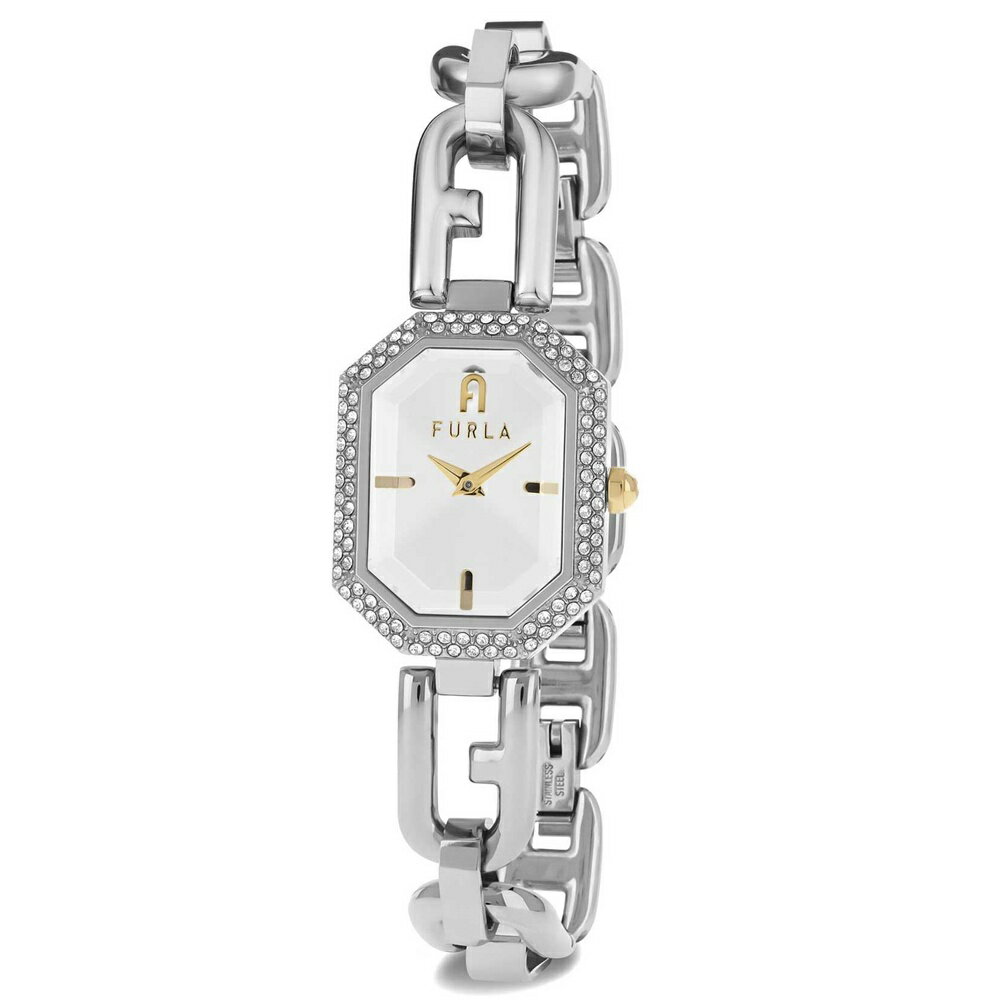 フルラ 腕時計 レディース ブランド シルバー ステンレス ブレスレット オクタゴナル シルバー文字盤 時計シンプル かわいい おしゃれ 大人 女性 女友達 母 妻 彼女 お祝い 記念日 贈り物 サプライズ 家族 友達 同僚 ギフト 誕生日プレゼント 並行輸入品 卒業 入学 お祝い