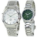 ペアウォッチ グッチ ペア 腕時計 手表 婚約 結婚 記念日 両親 プレゼント 高級時計 GUCCI Gタイムレス メンズ レディース お揃い カップル ペアギ...
