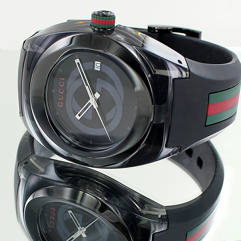 ペアウォッチ グッチ 腕時計 手表 結婚祝い 結婚記念日 プレゼント メンズ 父の日 レディース 母の日 SYNC シンク ラバー 夫婦 高級 時計 GUCCI カップル ペア 婚約 ギフト 贈り物 ランキング お祝い