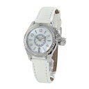ハミルトン カーキ 腕時計（レディース） ハミルトン レディース 腕時計 女性 誕生日プレゼント カーキネイビー シークイーン ダイヤモンド ホワイトレザー H77211615W 内祝い 母の日 お祝い